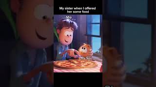 My Sister When I Offered Her Some Food garfield funny memes [upl. by Lipsey865]