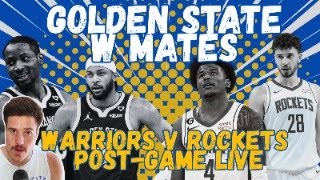 GOLDEN STATE WARRIORS VS HOUSTON ROCKETS POSTGAME LIVE [upl. by Atived]