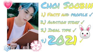 Guide to Soobin of TXT  Profile and Facts  Audition Story  Ideal Type 2021 Complete [upl. by Aramois571]