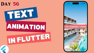 Text Animation in Flutter  Text Slide Animation [upl. by Fawna]