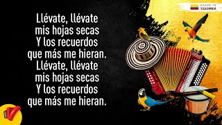 Mis Hojas Secas Binomio De Oro De América Video Letra  Sentir Vallenato [upl. by Caresse]