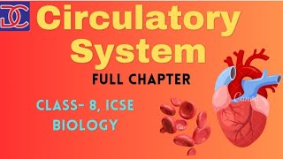 Class8 ICSE Biology Circulatory System full chapter [upl. by Delia252]