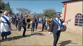 promosa brass band ntsamaise moloki  mahikeng youth conference [upl. by Rowney680]