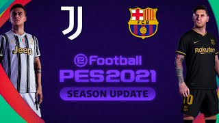 JOGANDO O NOVO PES 21 FICOU MELHOR QUE O PES 20 Gameplay no PC [upl. by Clyte883]