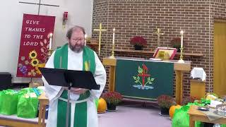 Sermon for October 20 2024 Calvary Lutheran Church Mt Airy MD [upl. by Burman769]