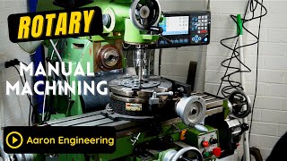 Milling with a Rotary Table  Mag Wheel Spacers [upl. by Amathist]