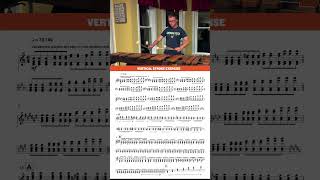 how RCC Blue Devils and Stryke teach vertical strokes only marching marimba moeller exercise [upl. by Yssej]