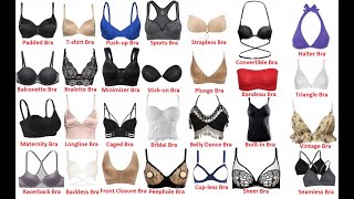 24 Types of Bras Preferred by the Women [upl. by Elrod413]