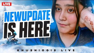 Winter Update With Teamcodes👀❤️GirlGamer is Livegirlgamer newupdate bgmilive pubgmobile [upl. by Arlon]