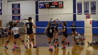 Varsity Volleyball  Pine Lake Prep  Statesville Christian [upl. by Hartzke]