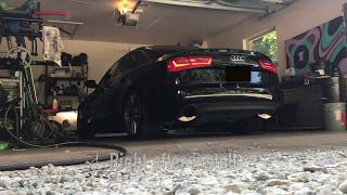 Audi A6 w AWE Tuning Exhaust and Resonated Downpipes [upl. by Verneuil]