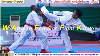 WAfrican Females Fight Karate 10th Zainab Saleh Inter Female Karate Championship Fawziyyacompetes [upl. by Acey35]