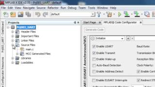 MPLABX MCC UART [upl. by Nymsaj]