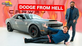 EXTREEM DODGE DEMON met 840PK €350000 [upl. by Ttoile]