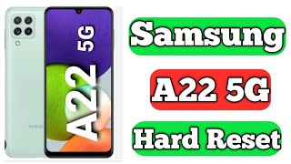 Samsung Galaxy A22 Hard Reset [upl. by Aynik]