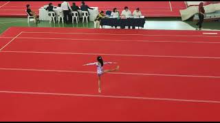 Kaias WAG sirkit remaja kebangsaan gimnastik artistik level 2 floor exercise [upl. by Aneeled]