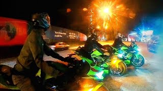 Riding with Singaporean Kawasaki ZX4R and ZX25R Malaysia to Genting Highlands  May 24 [upl. by Guss]