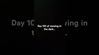 Day 101 of mewing in my dark [upl. by Crystie]