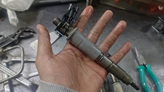 HOW TO TEST BOSCH PIEZO INJECTOR WITHOUT RETURN VALVE 0445116007 NISSAN XTRAIL [upl. by Valerlan]