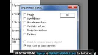 Import gbxml into Trane TRACE 700  EnergyModelscom [upl. by Hanus]