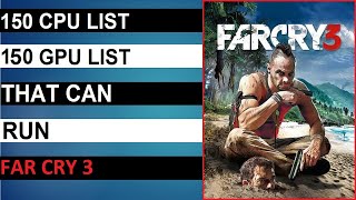 Far Cry 3 PC Game  Minimum amp Recommended System Requirements [upl. by Timmi]