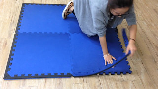 Norsk Truly Reversible Foam Flooring Installation Video [upl. by Remy211]