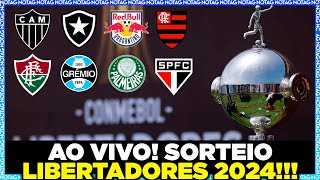 AO VIVO SORTEIO da LIBERTADORES 2024 [upl. by Breban]