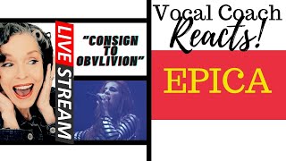 LIVE REACTION EPICA quotConsign To Oblivionquot Live at the Zenith VOCAL COACH REACTS amp DECONSTRUCTS [upl. by Fleisig893]