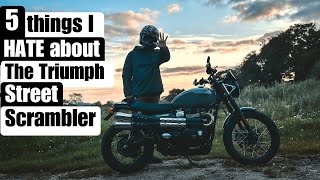 5 Things I hate about the Triumph Street Scrambler  MotoVlog S2 Ep02 [upl. by Davida]