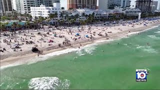 Spring Break crowds growing in Fort Lauderdale [upl. by Oileduab932]