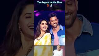 Hrithik Roshan and Madhuri Dixit Dancing Together Dance Legend [upl. by Tatiana]