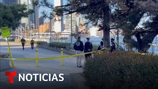 Un asesinado en los apuñalamientos de Nueva York era un trabajador latino  Noticias Telemundo [upl. by Elbring197]