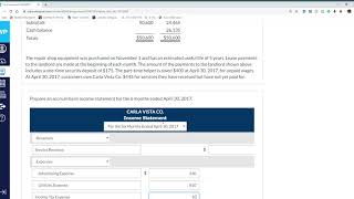 ACNT 1303 Ch 4 Homework Overview [upl. by Selry412]