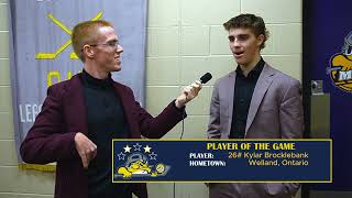 Dunnville Jr Mudcats Rookie Kyle Brocklebank interview with Kyle Chambers on his Birthday [upl. by Aicnelav]