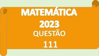 2023BANCA FEPESEMATEMÁTICAQuestão 111 [upl. by Arondel357]