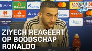 Ziyech reageert op videoboodschap Ronaldo Mooi maar nog steeds pijnlijk  CHAMPIONS LEAGUE [upl. by Niuqauj]