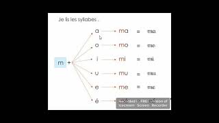 Les syllabes avec la lettre m 3 AP السنة الثالثة ابتدائي فرنسية [upl. by Nitza]