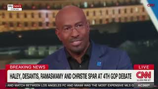 TPUSA Highlights Vivek Ramaswamy Responds To CNNs Van Jones 2023 Post Debate Comments [upl. by Belac]