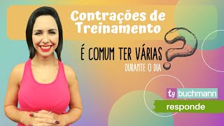 Como identificar as CONTRAÇÕES de TREINAMENTO para o PARTO [upl. by Sherline]