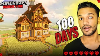 I survived 100 days in hardcore Minecraft world [upl. by Reese]