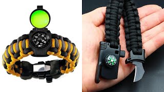 TOP 7 BEST PARACORD SURVIVAL BRACELETS 2020 [upl. by Eirrab]