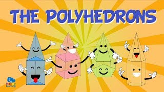 Polyhedrons The Faces of Shapes  Educational Videos for Kids [upl. by So]