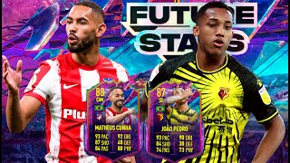 FIFA 22 REVIEW de MATHEUS CUNHA y JOAO PEDRO FUTURE STARS ¿VALEN LA PENA [upl. by Yreneh]