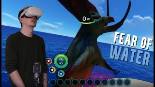 Man With Thalassophobia Plays SUBNAUTICA In VR [upl. by Buffy541]