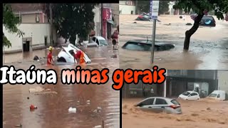 MINAS GERAIS ITAÚNA E SETE LAGOAS ruas viraram rios [upl. by Adalai]