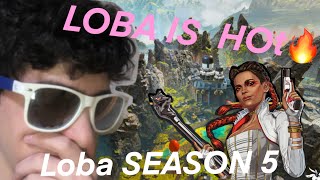 LOBA is HOT 🔥  SEASON 5 Apex Legends  LOBA Abilities  Apex Legends Giveaway [upl. by Fondea205]