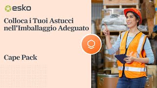 Colloca i tuoi Astucci nellImballaggio Adeguato con Esko Cape Pack [upl. by Ayamat]