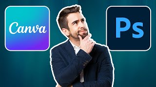 Canva vs Photoshop Which is Better 2024 [upl. by Enyawad]