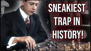 Capablancas best Tactic ever Capablanca vs Bernstein [upl. by Rooney452]