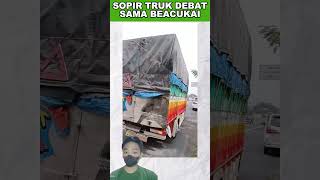 SOPIR TRUK DEBAT SAMA BEACUKAI tni polisi feed shorts [upl. by Bundy]